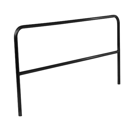 Vestil STEEL PIPE SAFETY RAILING 84 IN LENGTH BLACK VDKR-7-BK